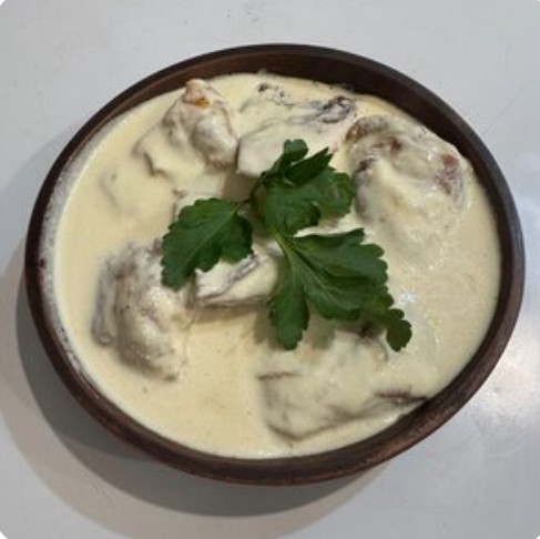 Цыпленок в сливочном соусе