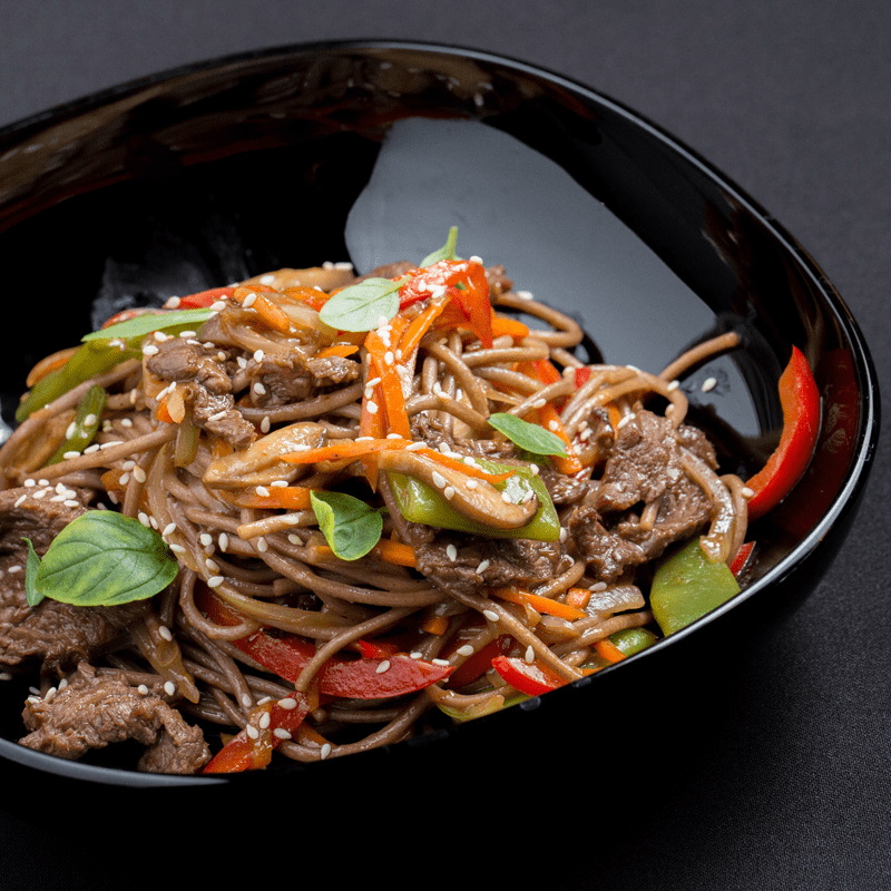 Wok с говядиной