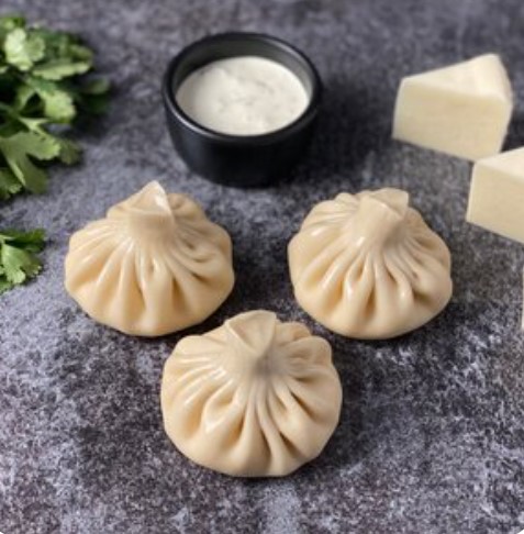 Хинкали с сыром и зеленью