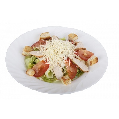 Салат Цезарь с курицей