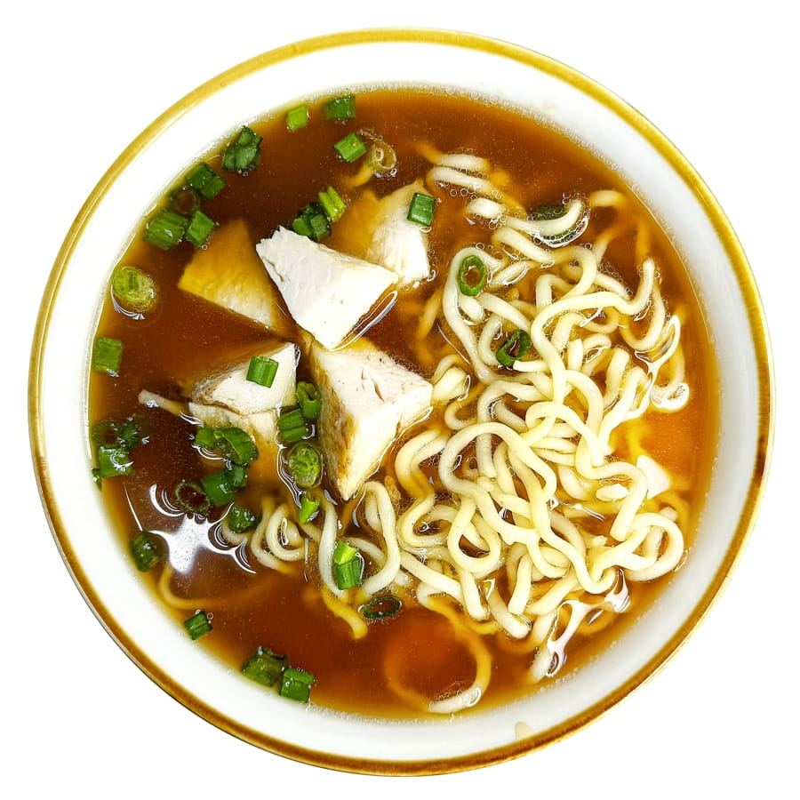 Мисо рамен с курицей