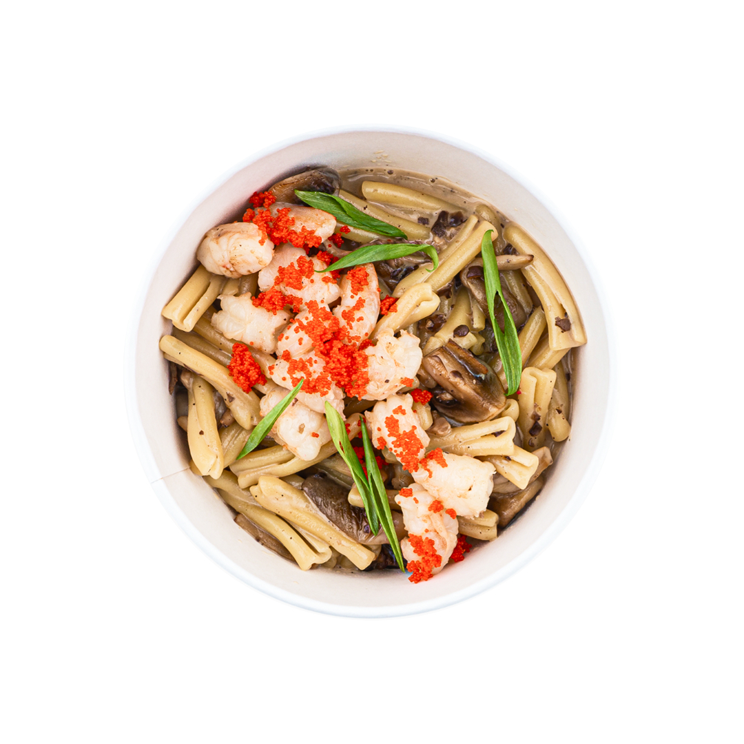 КАЗАРЕЧЧЕ С ГРИБАМИ И КРЕВЕТКАМИ