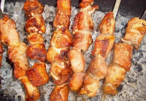 Куриное филе на мангале