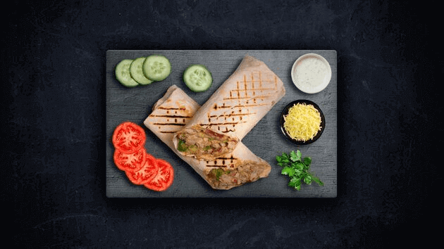 Шаурма классика с сыром