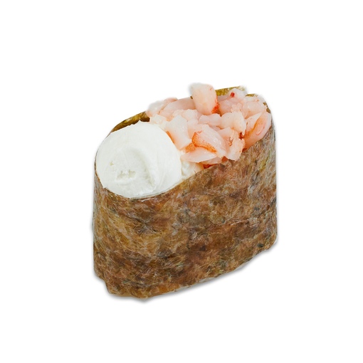 Гункан сырный креветка