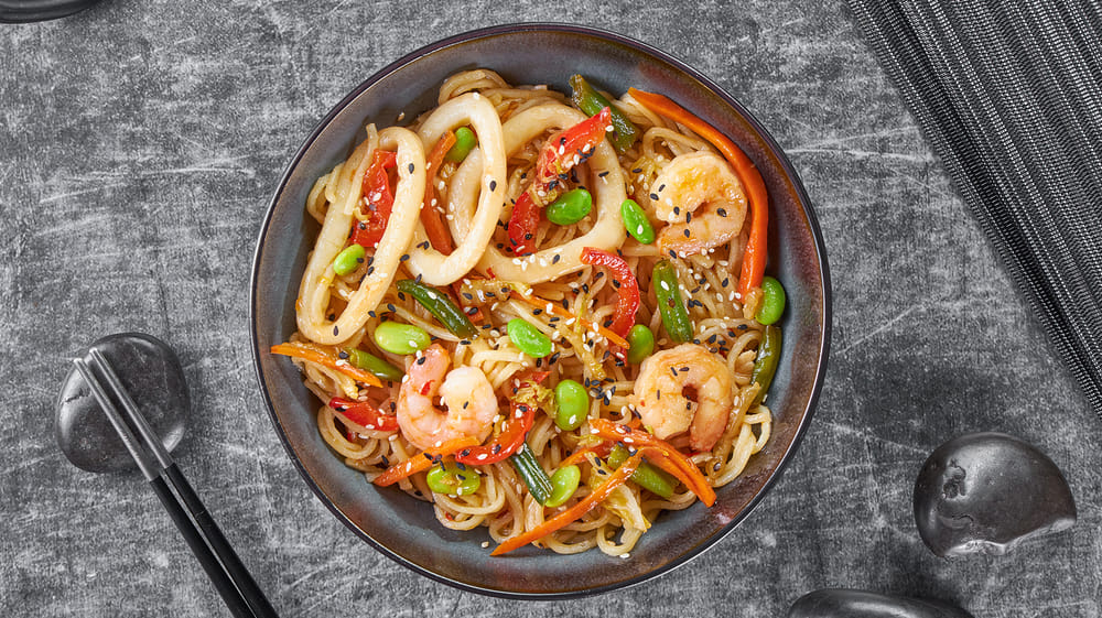 Вок Гавайский микс