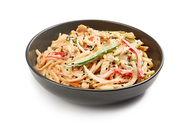  2-6 Удон со свининой в сливочно-остром соусе