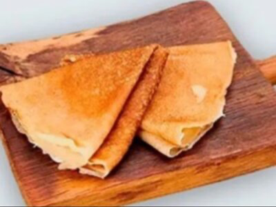 Домашние блинчики со сгущенным молоком