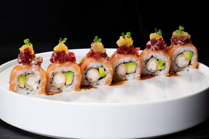 Ролл Никкей с Лососем и Тунцом