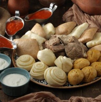 Хинкал ассорти