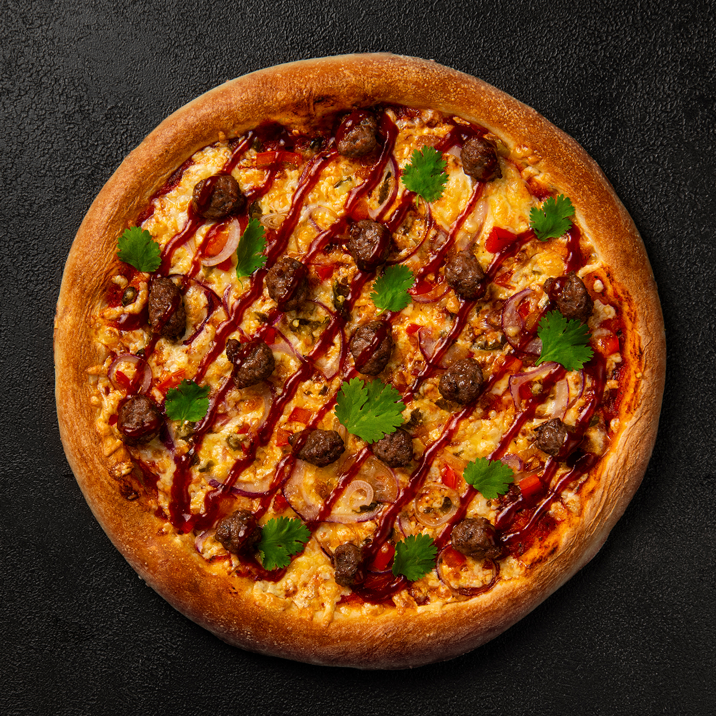 Пицца Кебаб Дабл Митбол Барбекю