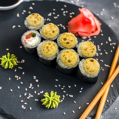 Запечённый с крабом