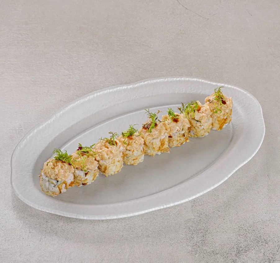 Ролл курильский гребешок с манго