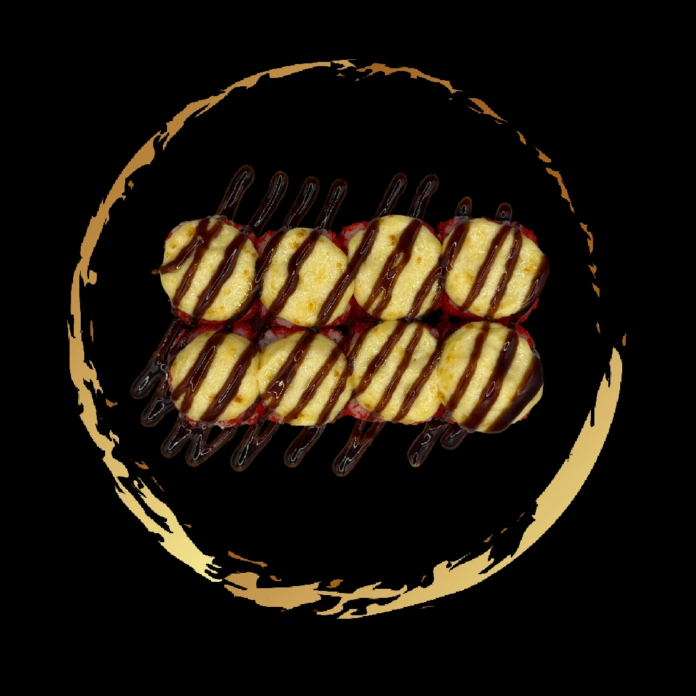 Запеченный ролл Калифорния с креветкой