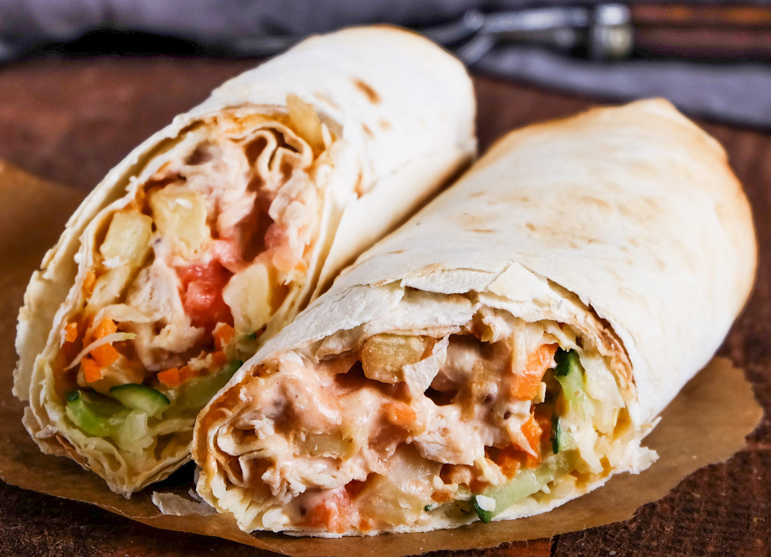 Шаурма с курой