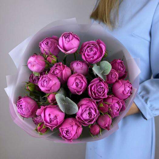 Пионовидный букет-комплимент 