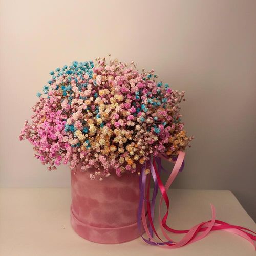 Гипсофила в шляпной коробке