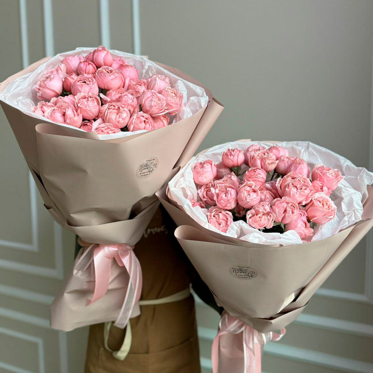 Букет из пионовидных роз Артикул: Б-1124-23(предзаказ)