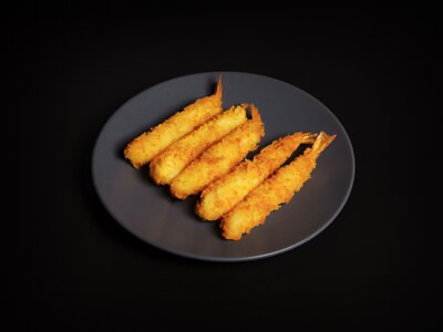 Креветки темпура