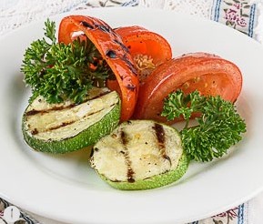 Овощи-гриль на углях