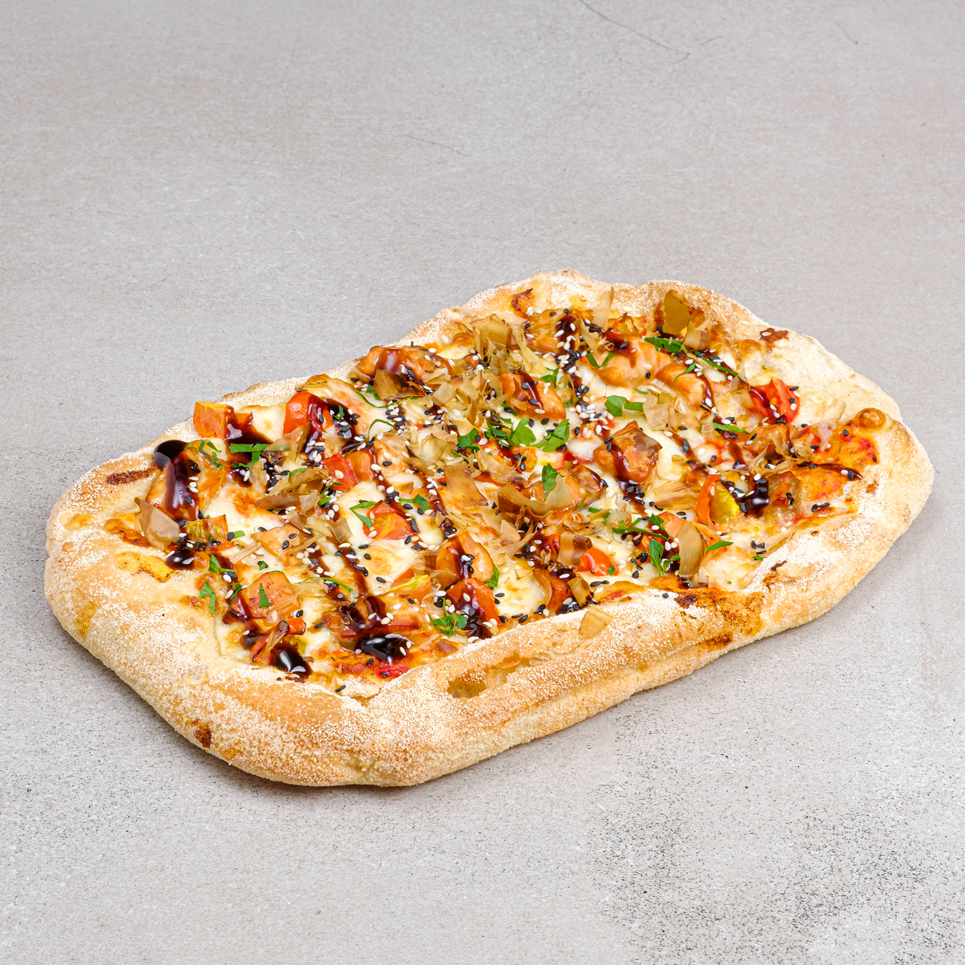 Римская пицца Лосось терияки 30 см