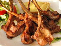 Шашлык из баранины на кости