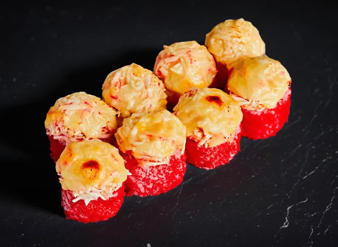 Сырный краб запеченый 