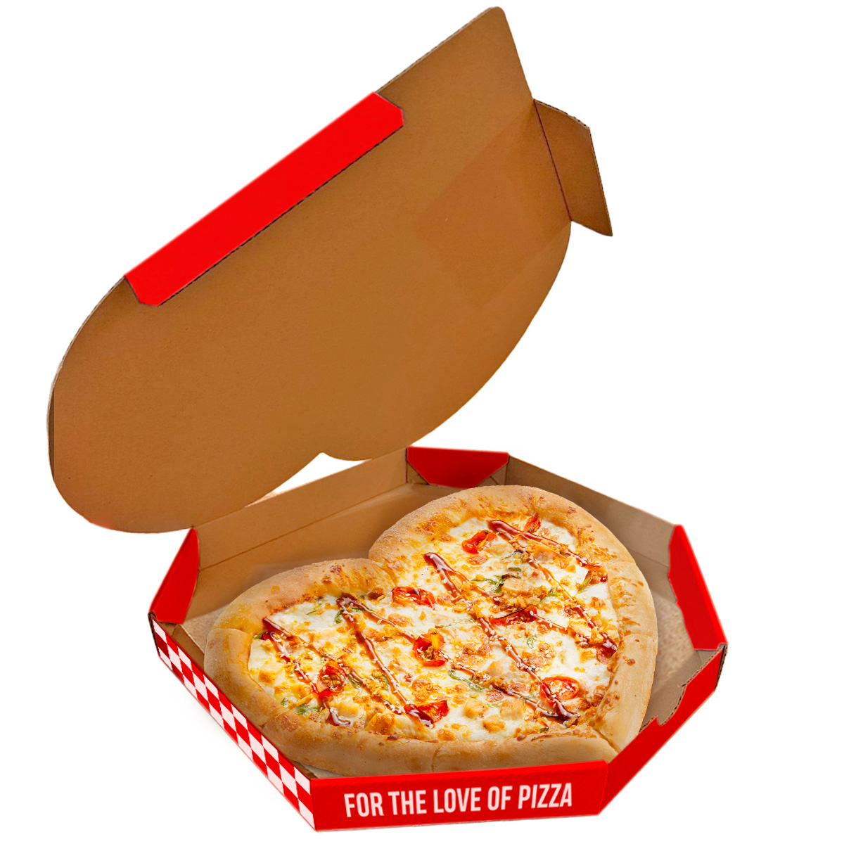 Пицца Курица Терияки Сердце