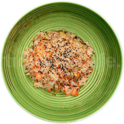 Японский плов с овощами