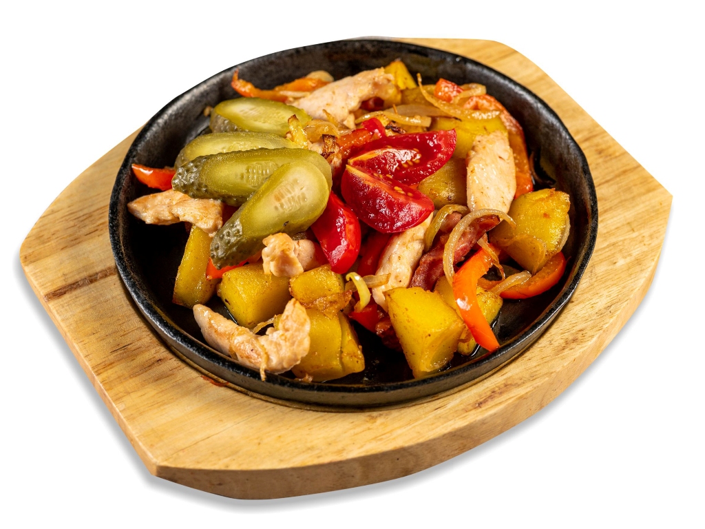 Сковородка с курицей