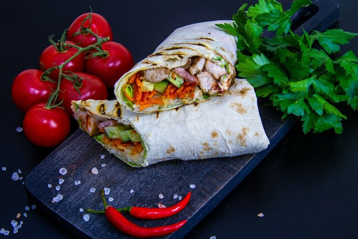 Классическая шаурма с курицей