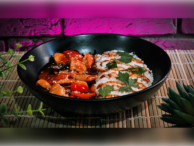 Курочка Терияки с рисом