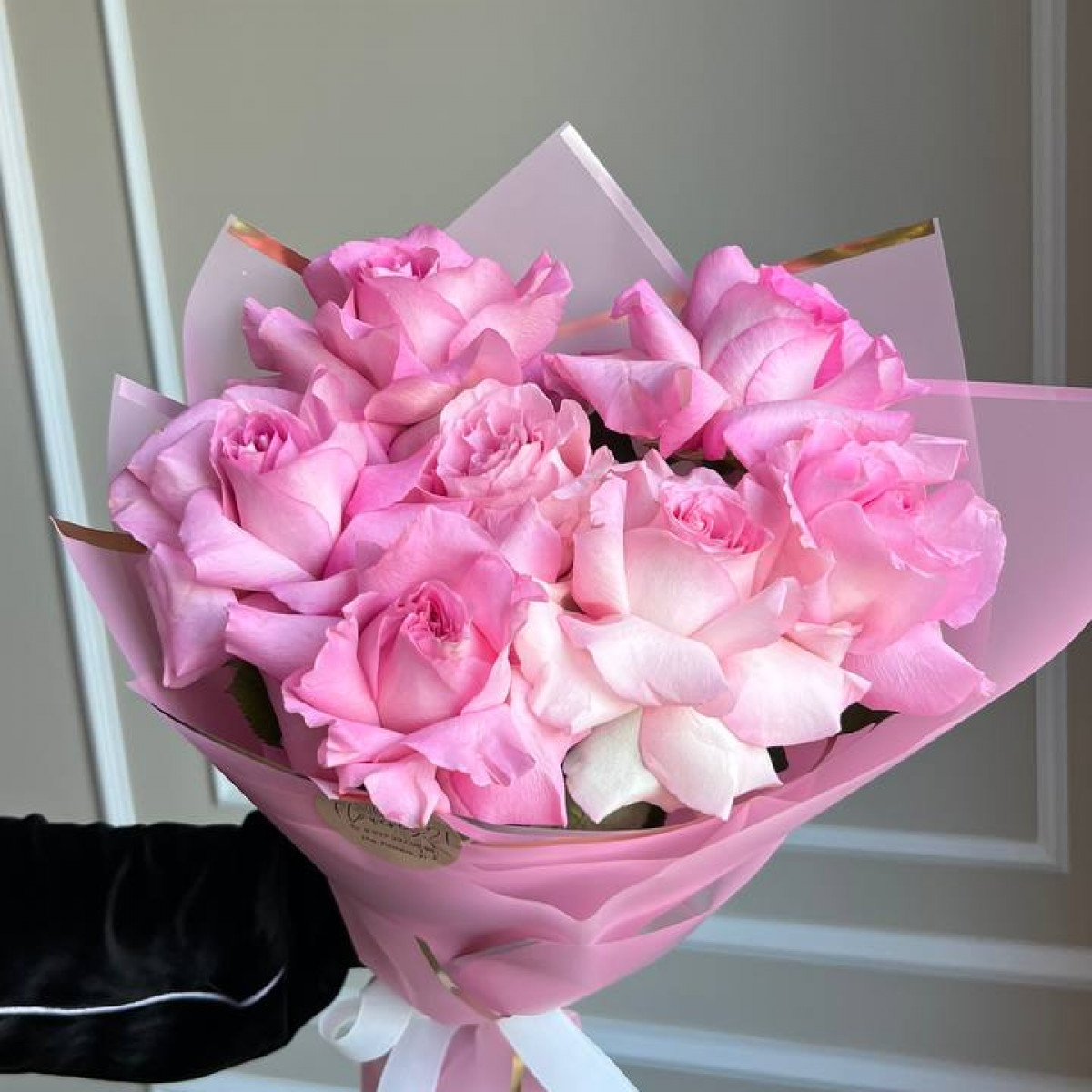 Моно букет из французских роз (предзаказ)