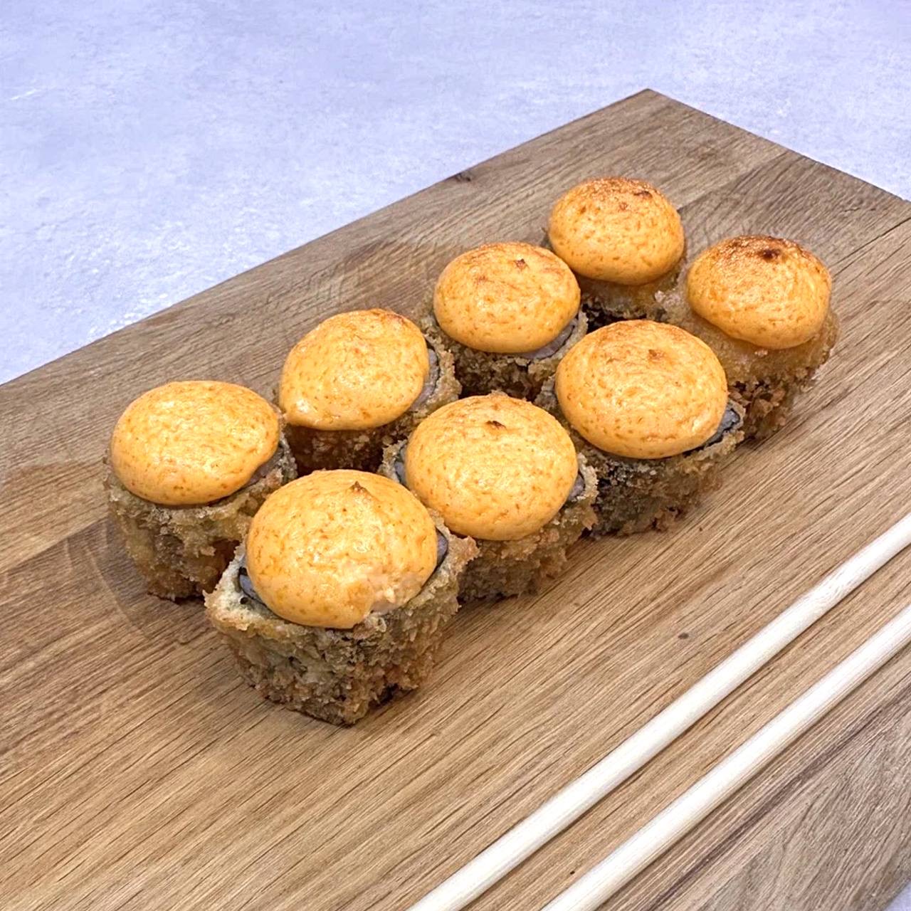 Ролл Окунь Маки Темпура спайси 