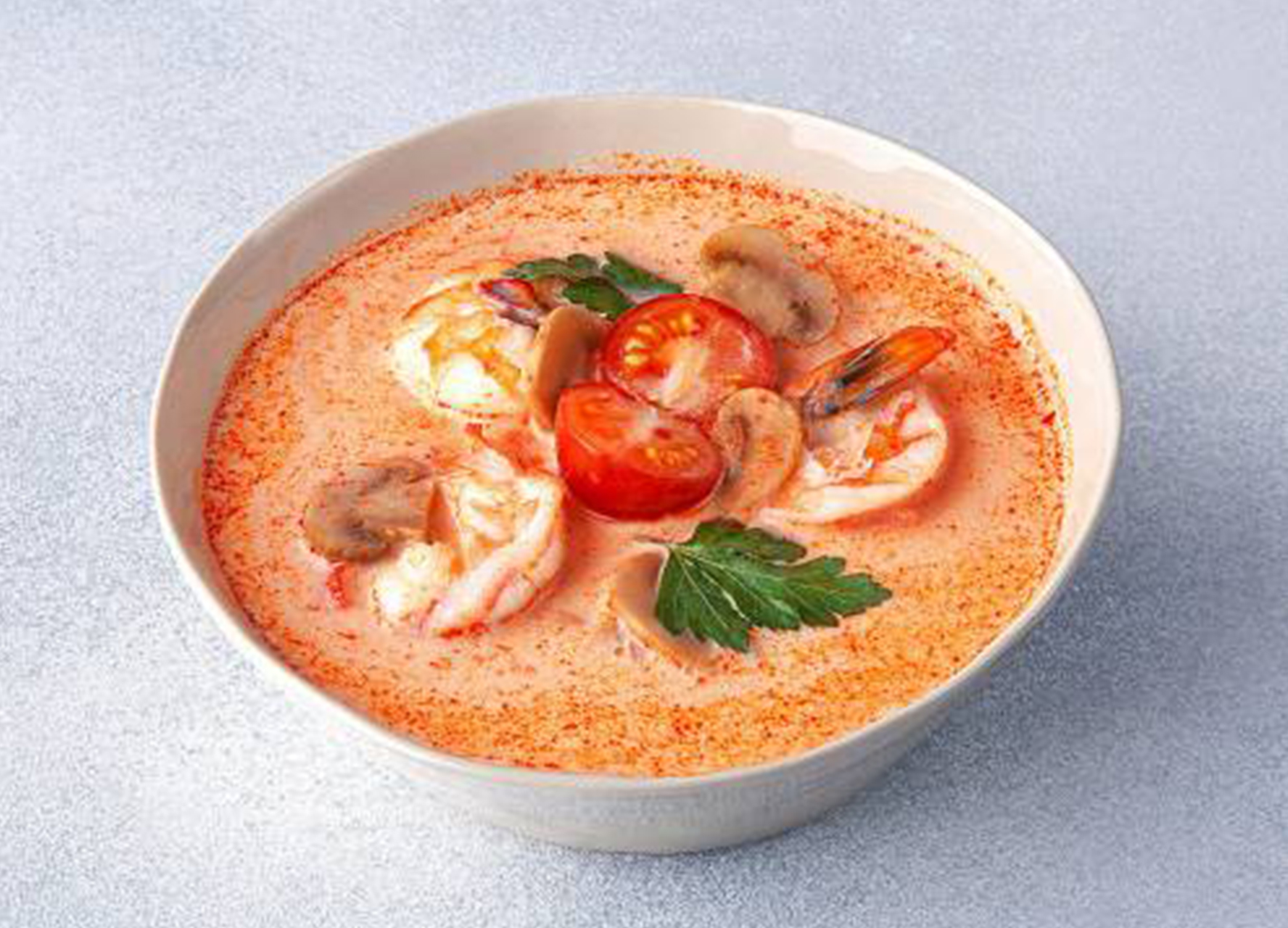 Том Ям с креветками