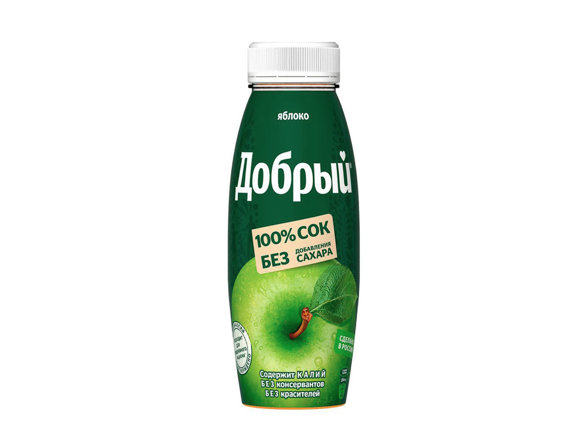 Сок яблочный 0,3 л