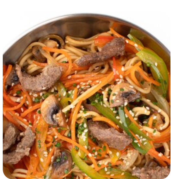 Лапша с говядиной