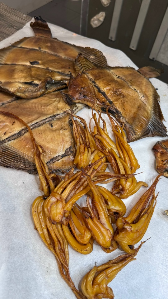 Камбала горячего копчения