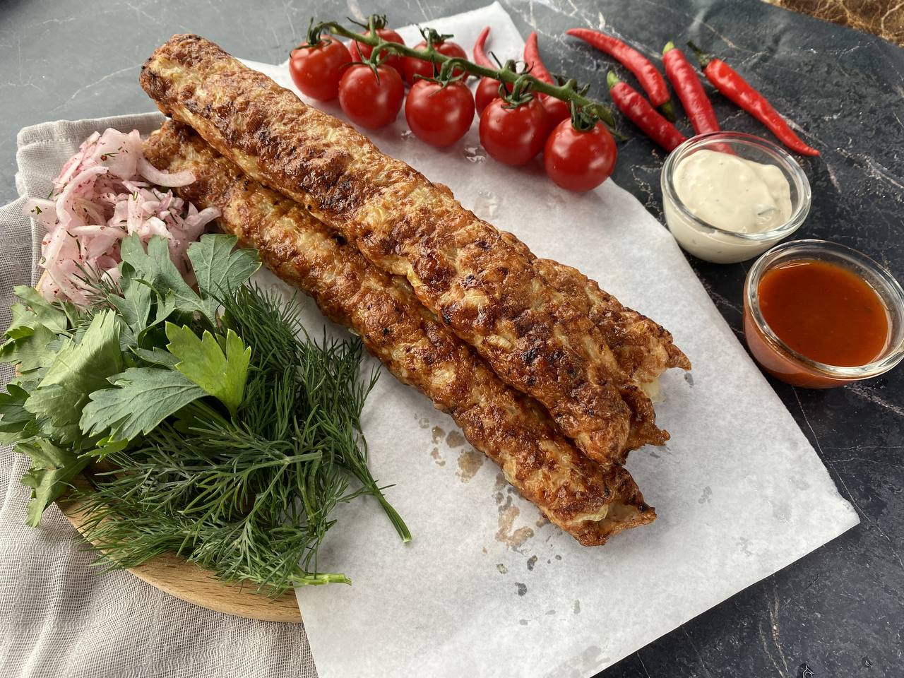Люля-кебаб из курицы