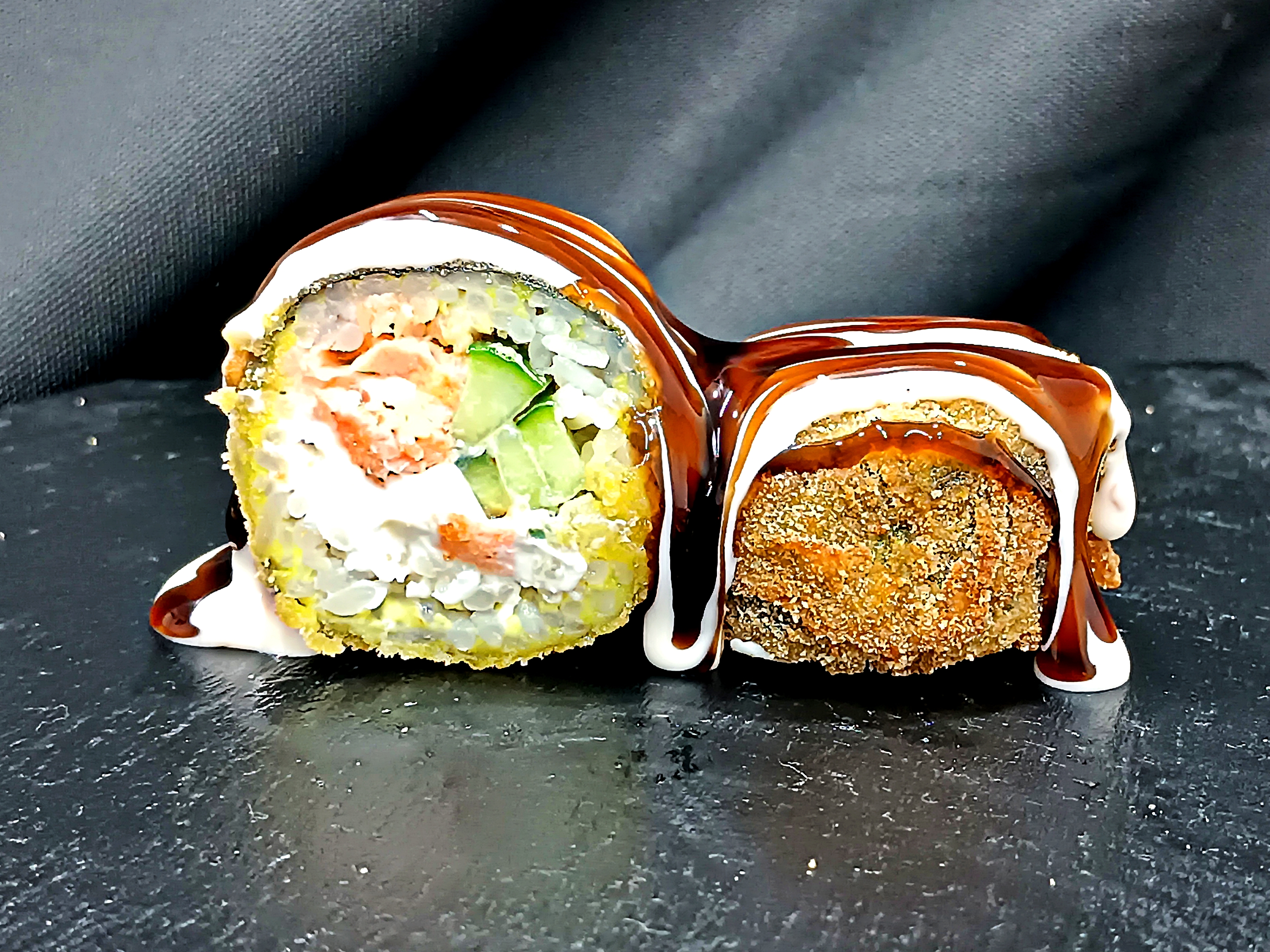 Сяке темпура маки 8шт