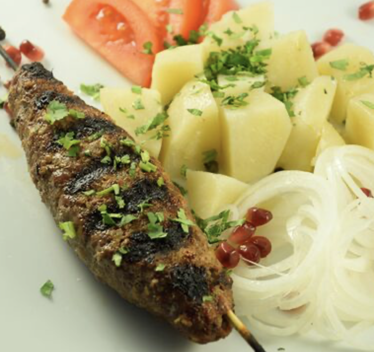 Кебаб из курочки с картофелем
