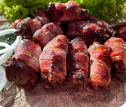 Печень куриная в беконе