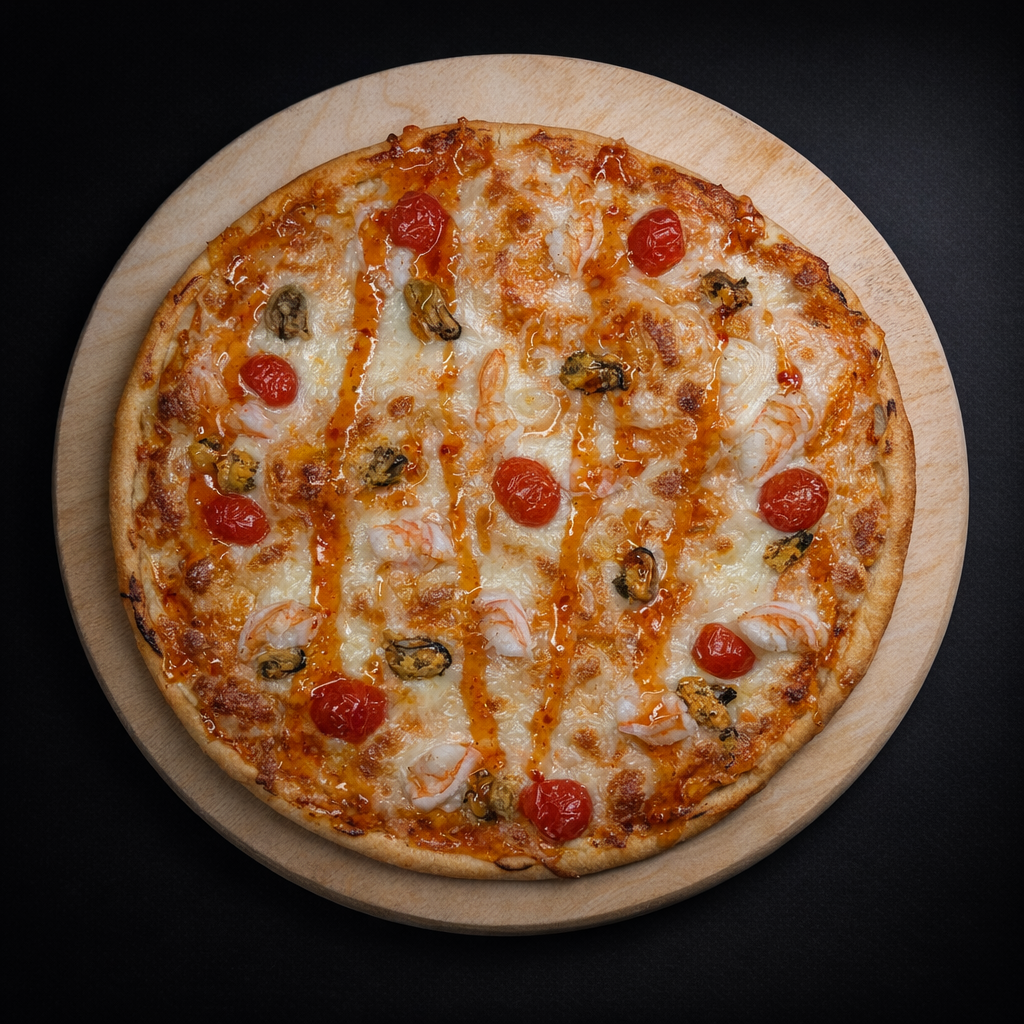 Пицца с Морепродуктами