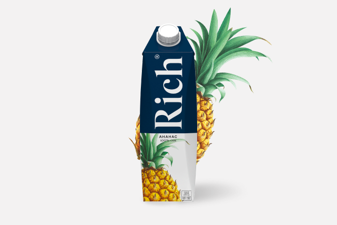 Сок Rich Ананас 1л