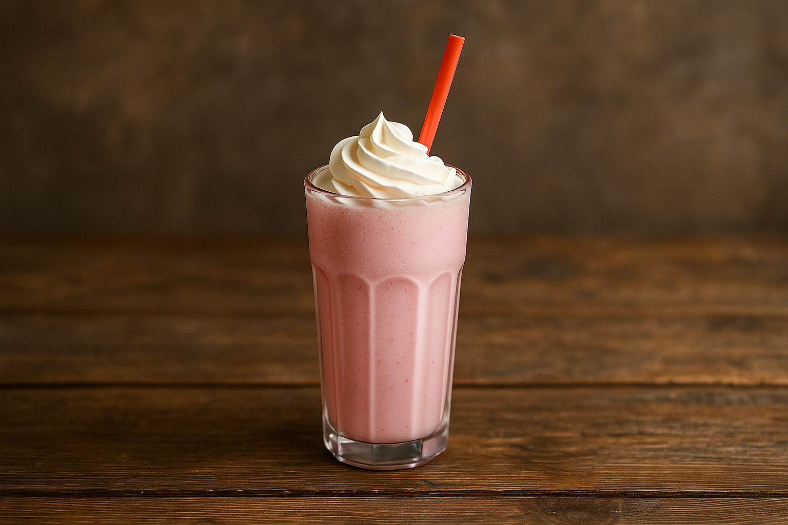 Молочный коктейль "Клубничный"