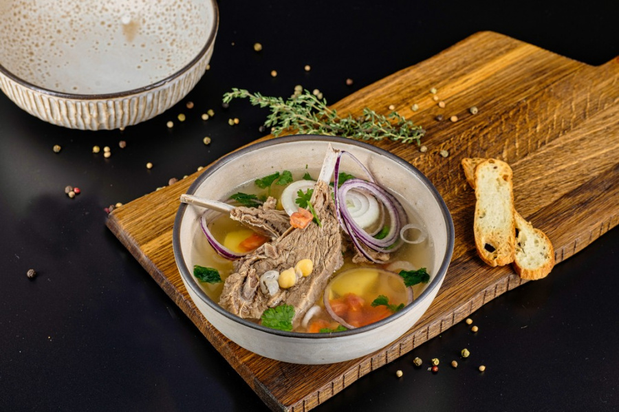 Шурпа из корейки ягнёнка