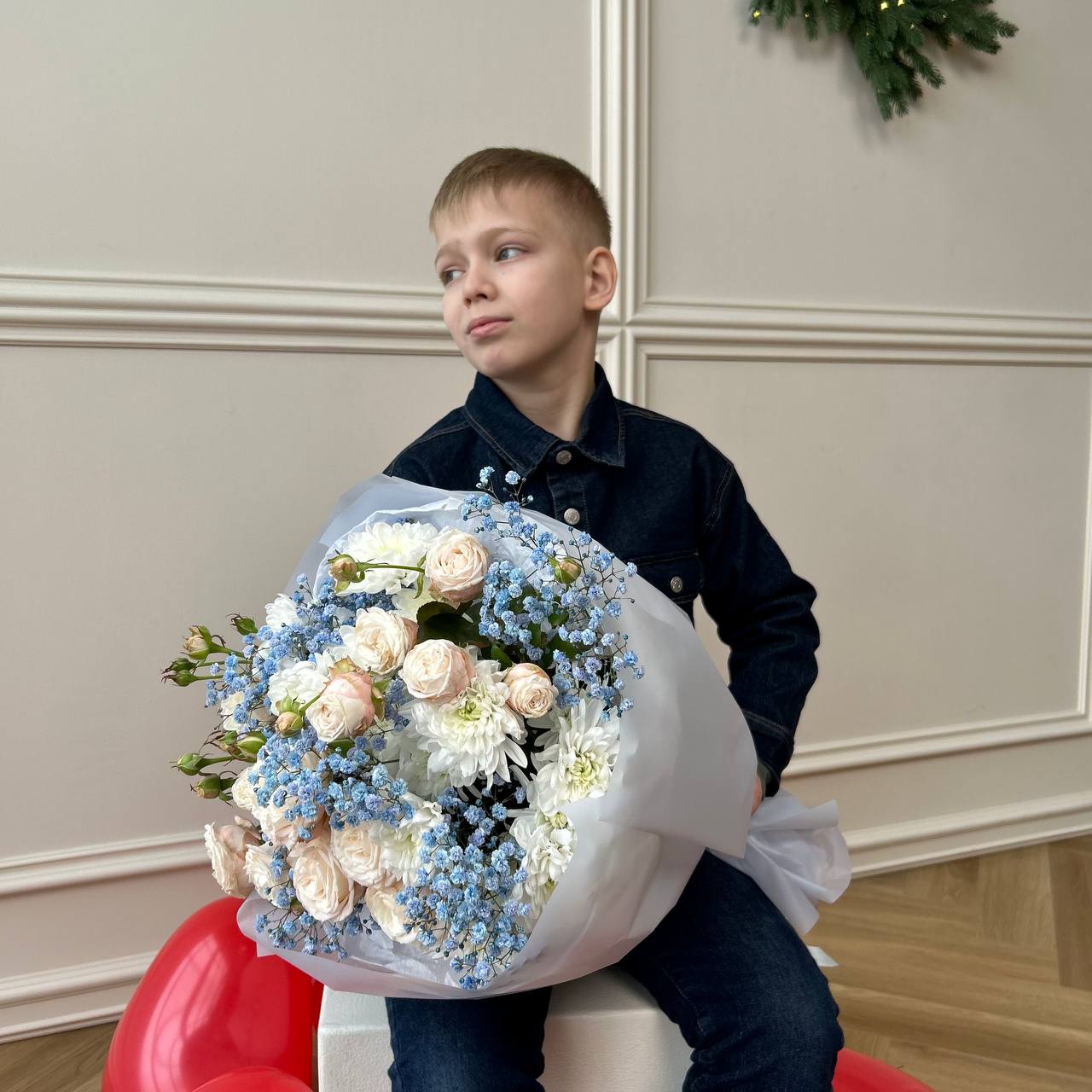 Букет Весеннее небо