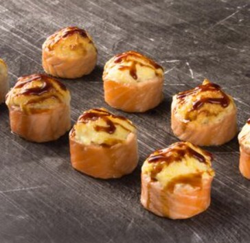 Горячий лосось