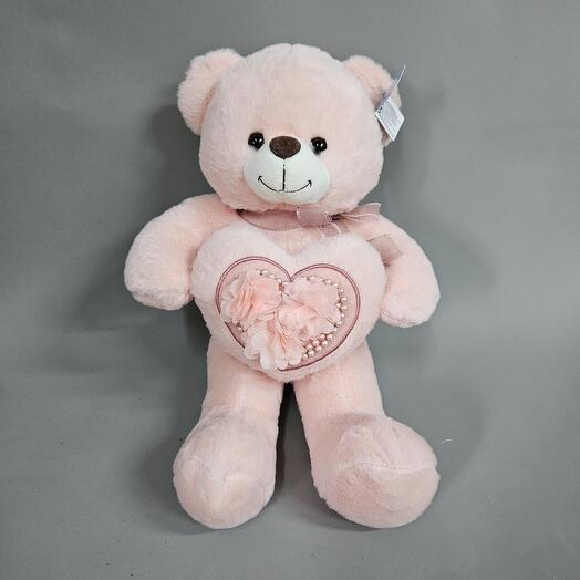 Медведь с сердцем 30 см