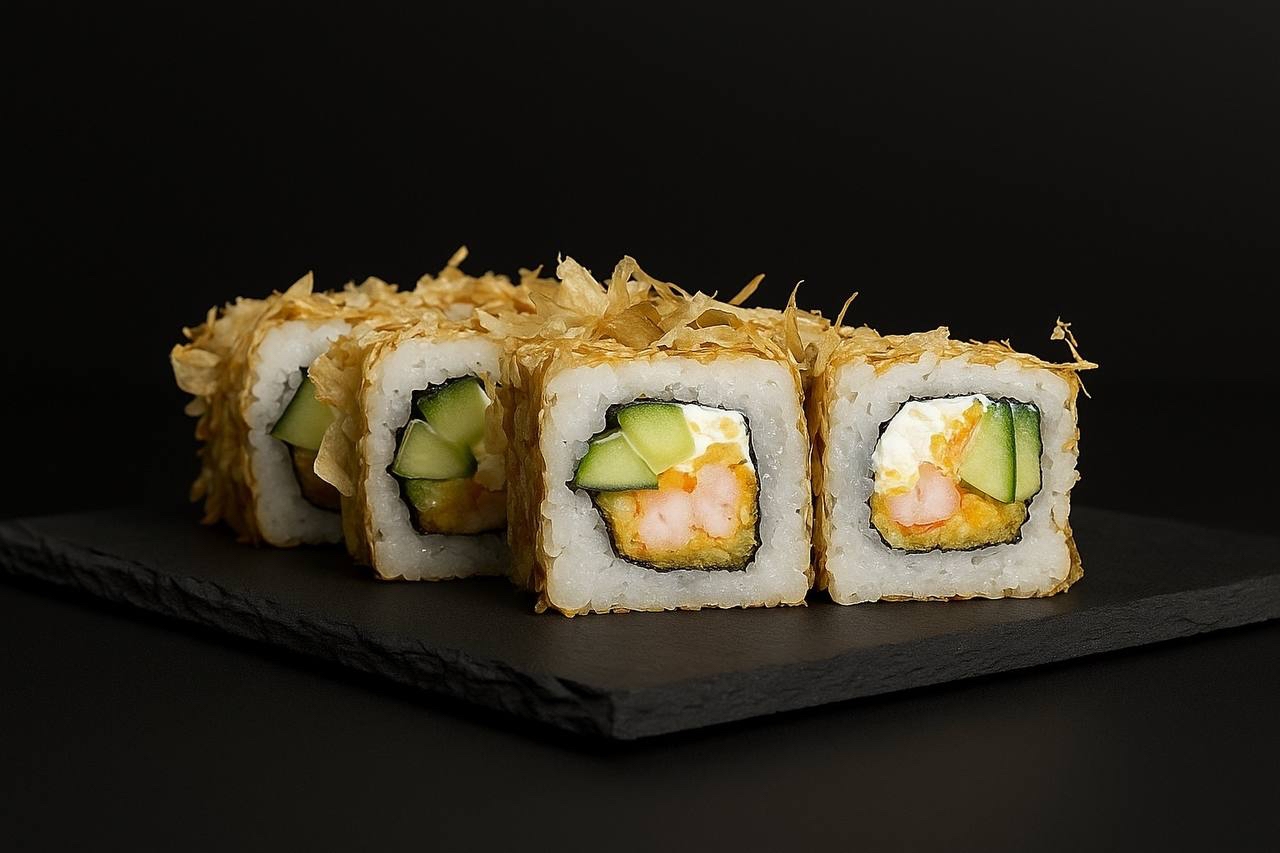 Бонито с тигровой креветкой